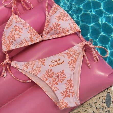 Bikinis with logo printing